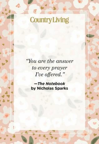 citātu kartīte, kurā teikts, ka jūs esat atbilde uz katru piedāvāto lūgšanu