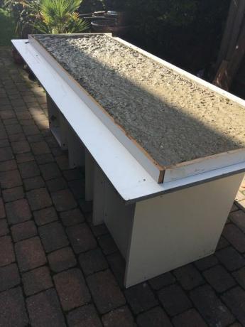 DIY betona countertops