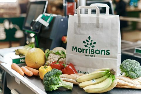 atkārtoti lietojams papīra maisiņš — Morrisons ievieš mums raksturīgus papīra iepirkumu maisiņus, lai samazinātu plastmasas izmantošanu