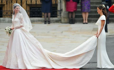 Keita Middletona savā lielajā dienā valkāja otro kāzu kleitu