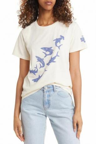 GOLDEN HOUR x Shark Week Cotton Graphic T-krekls 