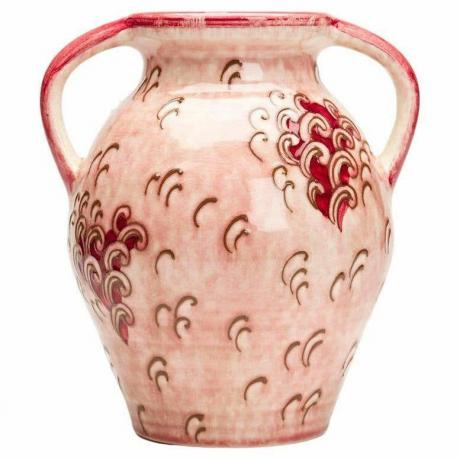 Charlotte Rhead Bursley Ware Art keramikas lampas pamatne