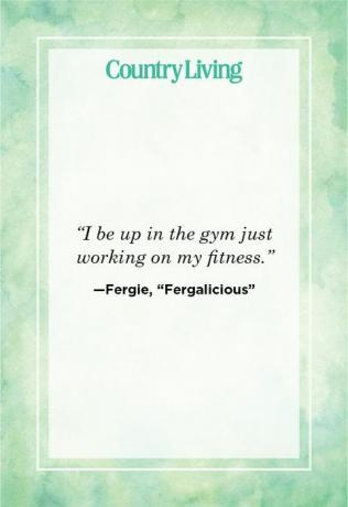fitnesa citāts Fergie