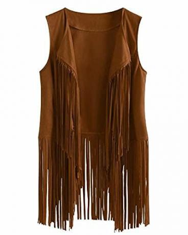 Vintage Western Fringe Vest Top