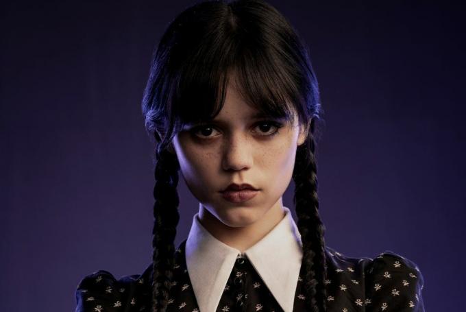 trešdiena jenna ortega kā trešdiena addams trešdienā cr matthias clamernetflix © 2022