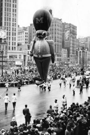 rotaļlietu solider balons 1950. gada macy pateicības parādē