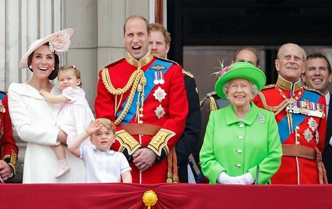 Karaliskā ģimene Trooping the Colour