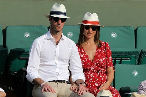 pippa middleton franču sarkanā kleita