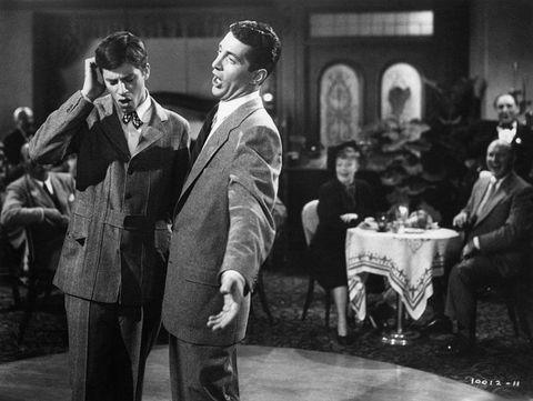 Džerijs Lūiss un prāvests Martins filmā “Mans draugs Irma” (1949)