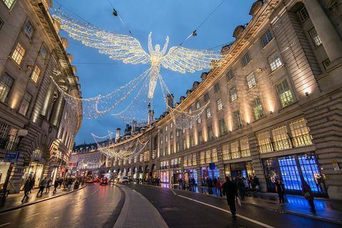 Regent Street Ziemassvētku uguntiņas