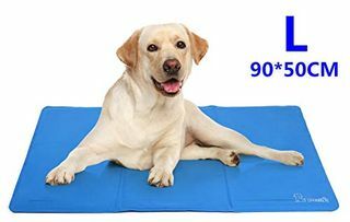 Pecute Dog dzesēšanas paklājiņš liels 90x50 cm, izturīgs Pet Cool Mat, netoksisks želejveida pašdzesēšanas paliktnis, lieliski piemērots suņiem, kaķiem karstā vasarā